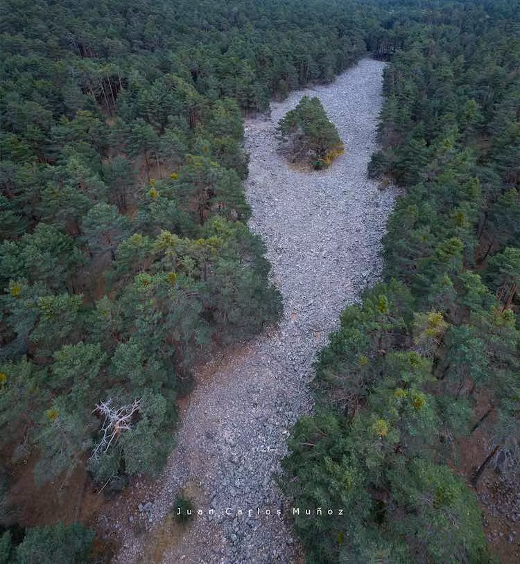 Vista aérea del Río de Piedras.