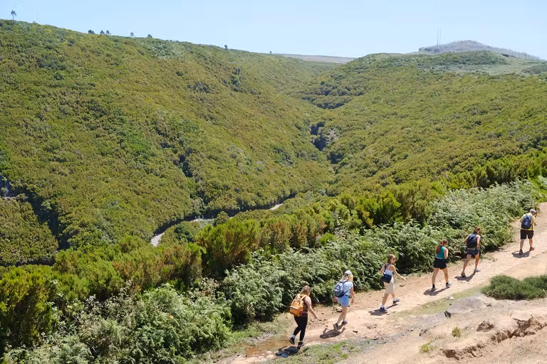Zona de acceso a la Levada das 25 Fontes.
