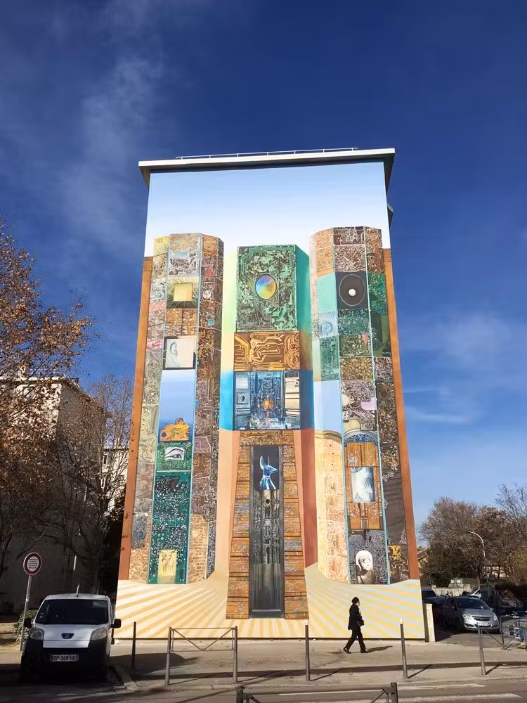 mural Egipto en lyon