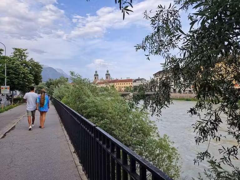 El río Inn, un atractivo más de Innsbruck