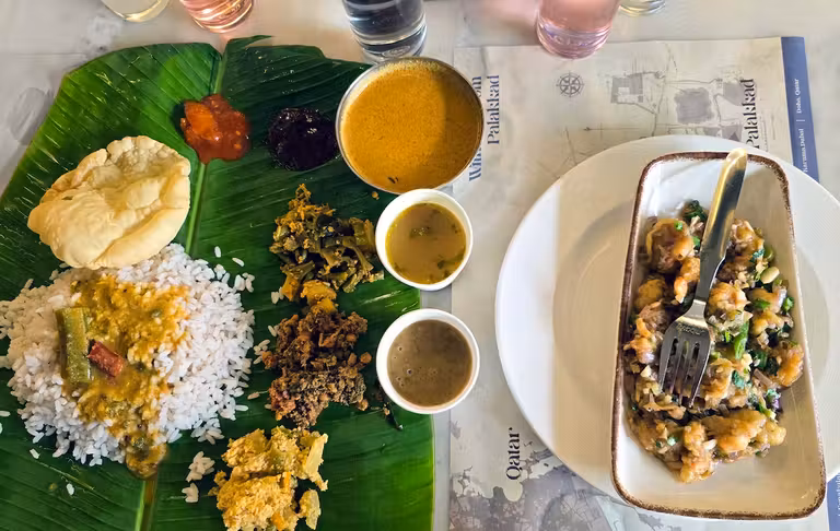 Sadya, el banquete veggie tradicional de Kerala