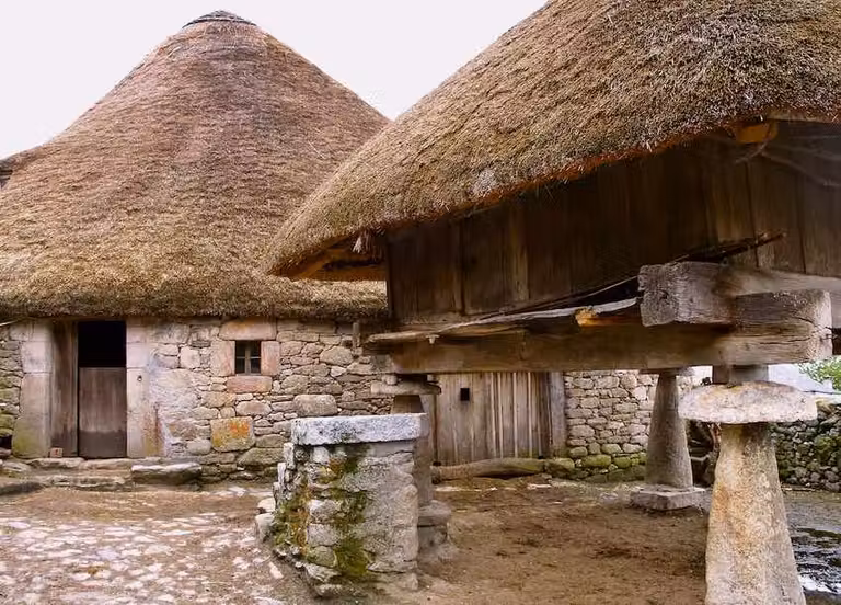 Palloza tradicional de Lugo.