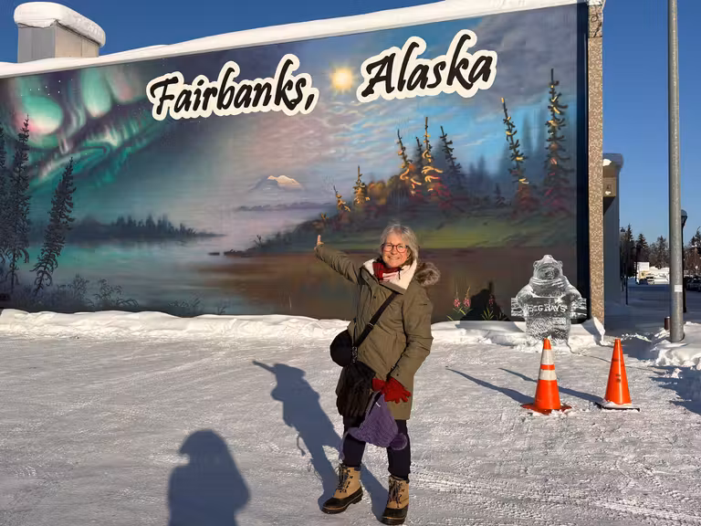 Sania en Fairbanks. © Sania Jelic