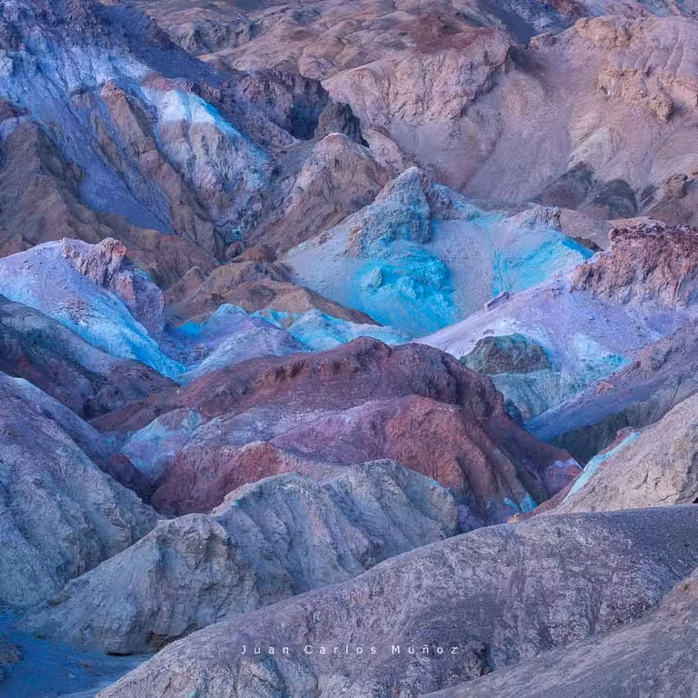 Artist’s Palette y Zabriskie Point, uno de los paisajes más sorprendentes del oeste americano.