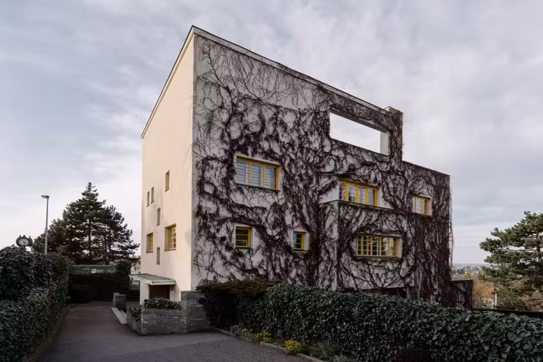 Fachada de la Villa Müller de Praga. © Turismo de Praga