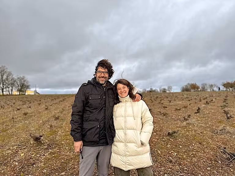 Liliana Fernández y su marido, Jose Manuel Beneitez.
