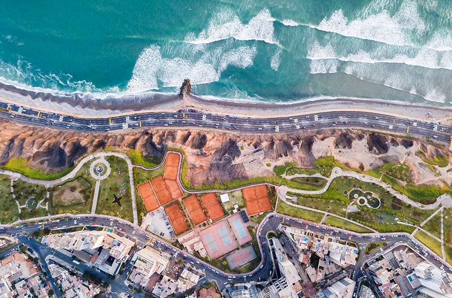 vista aérea de Lima