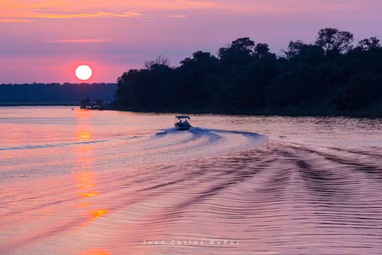 amanecer en el rio chobe