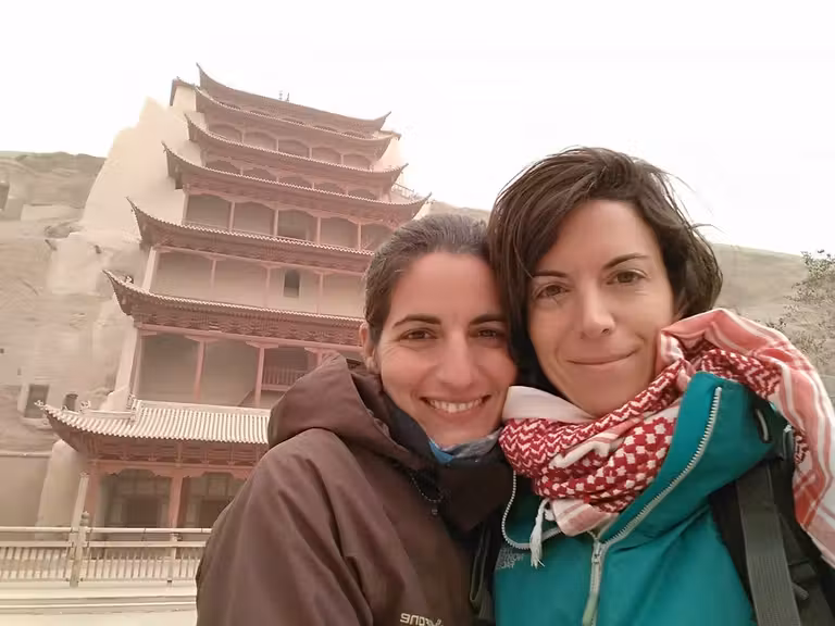 Cristina Pereferrer y Patricia Sazatornil  viajeras