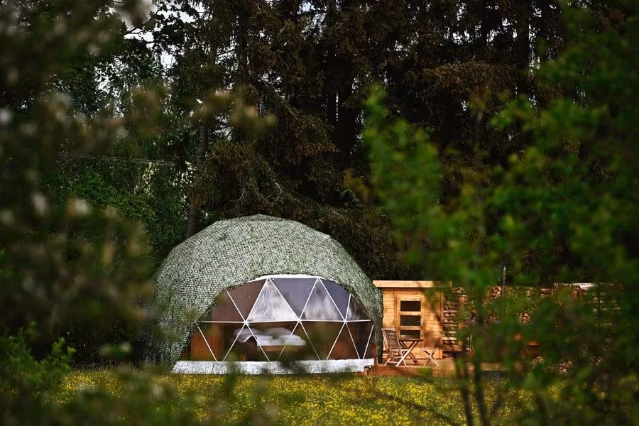 Glamping Brdy bohemia central republica checa
