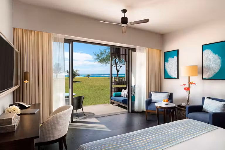 Habitación Deluxe con vista al océano.