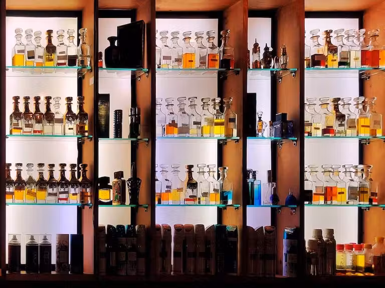 Tienda de perfumes en India