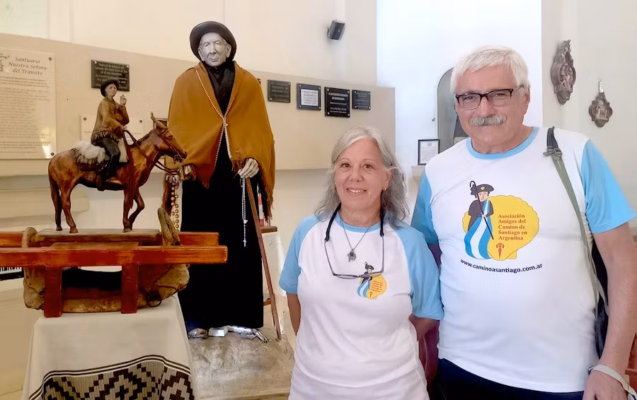 Rosana Montano, presidenta de la Asociación Amigos del Camino de Santiago en Argentina.