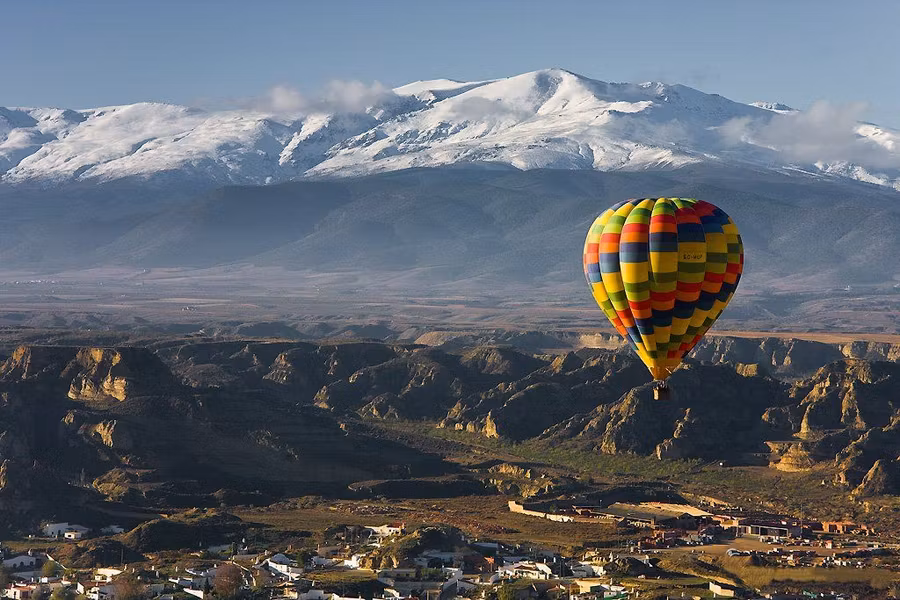 vuelo en globo granada