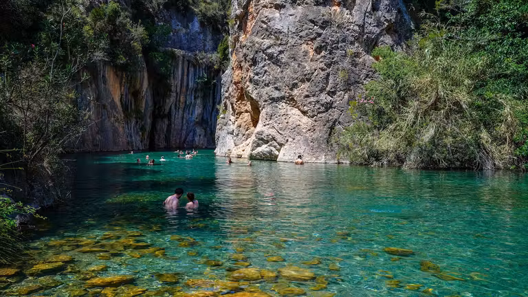 Fuente de los Baños de Montanejos, en Castellón.