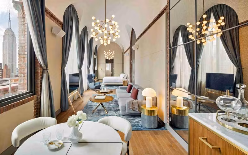 Penthouse Empire Suite del hotel NH Collection New York Madison Avenue