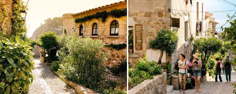 Calles de Tossa de Mar.