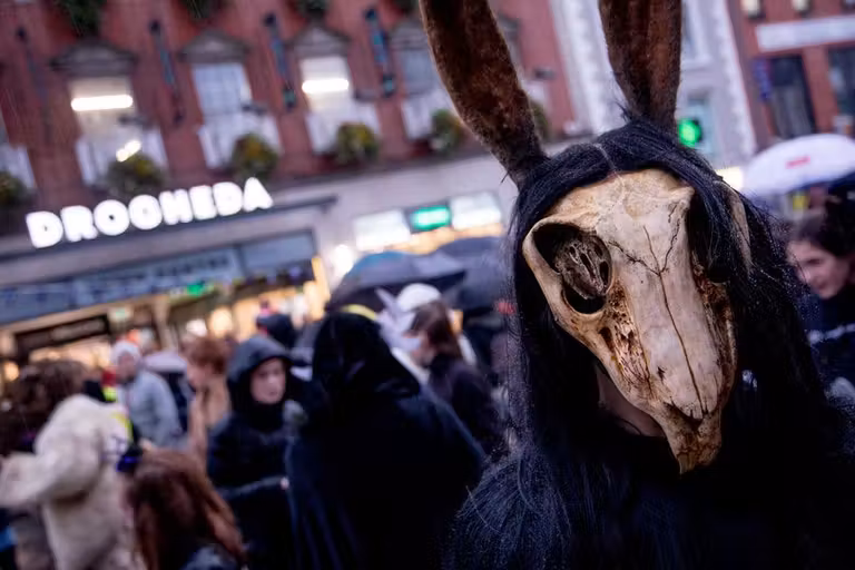 Disfraz irlandés de Halloween.