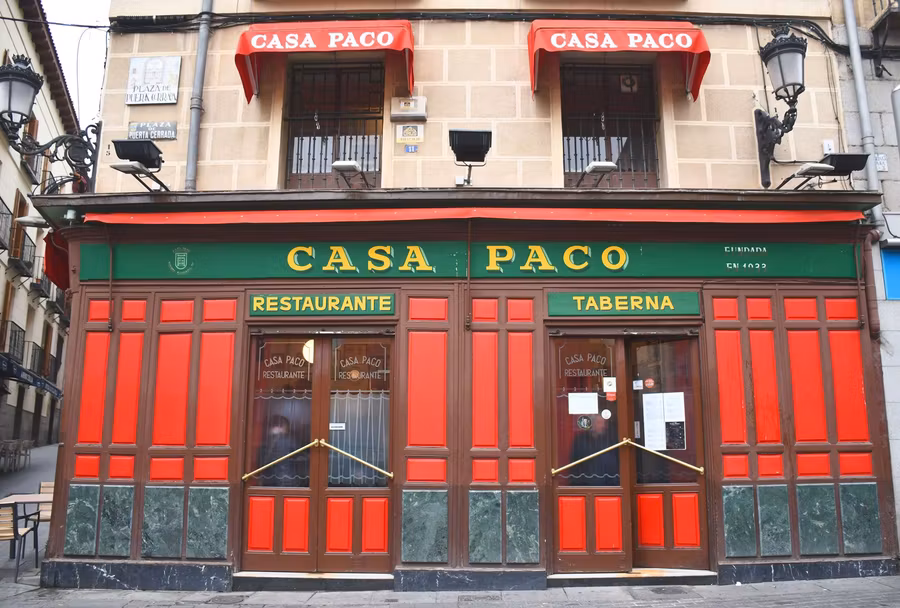 casa paco ruta de tapas por madrid