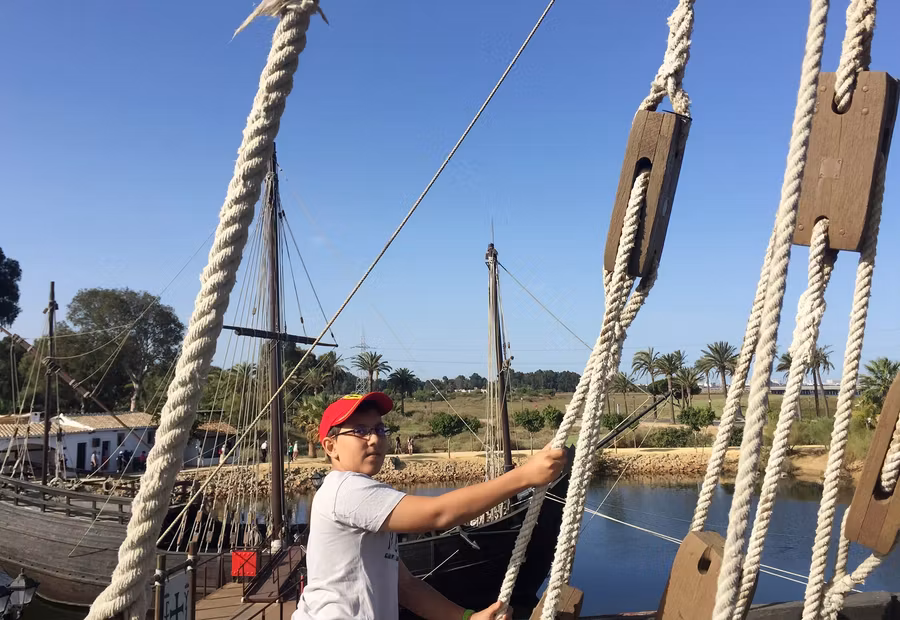 Los niños pueden convertirse en marineros del Descubrimiento.
