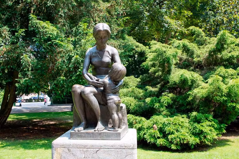 Estatua en el Parque de San Francisco.