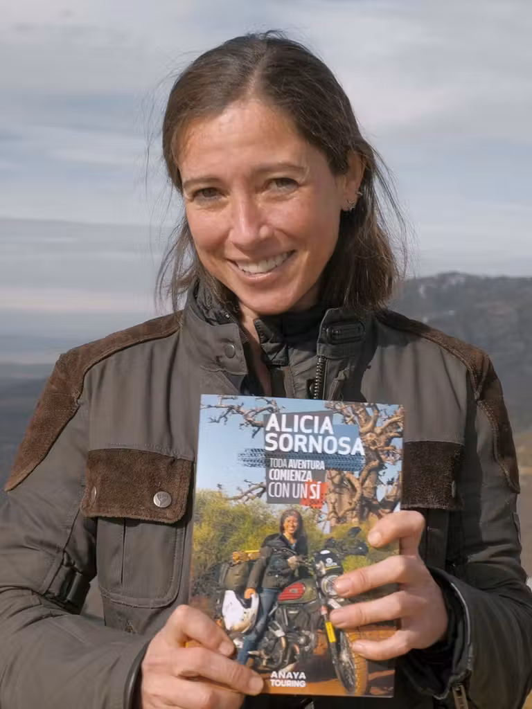 alicia sornosa libro de vajes en moto