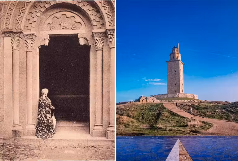 Palacio de meiras, la coruna y torre hercules en La Coruña