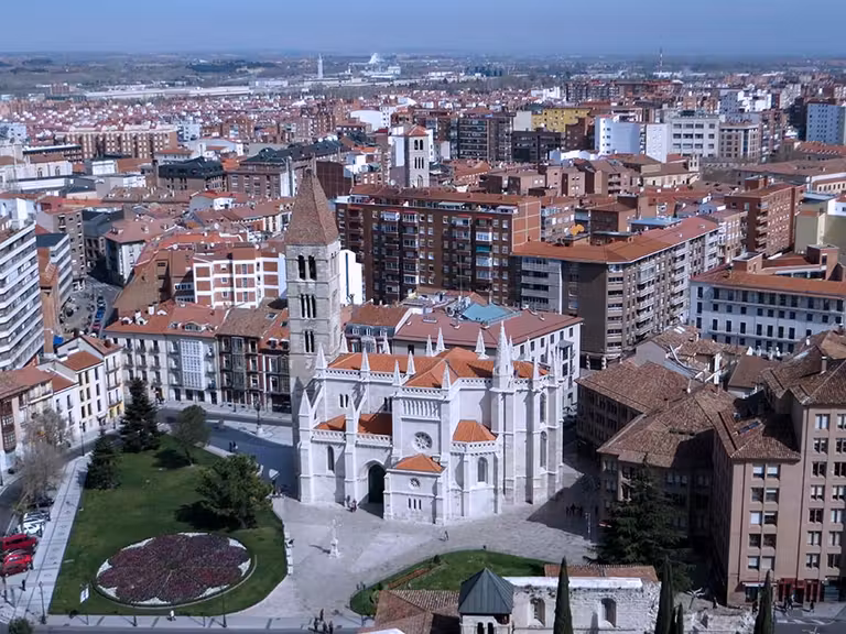 Valladolid desde el aire.
