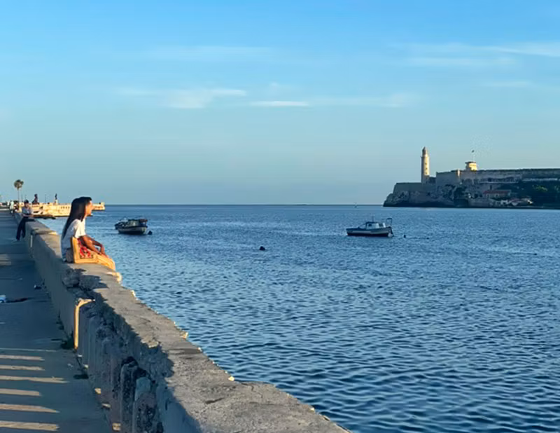 El Malecón al amanecer.