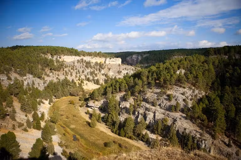 El cañón del río Lobos en Soria.