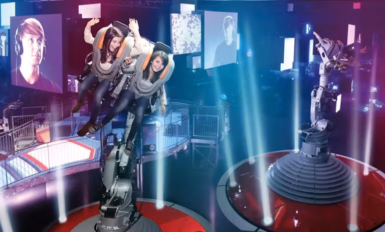 baila con robots, futuroscope