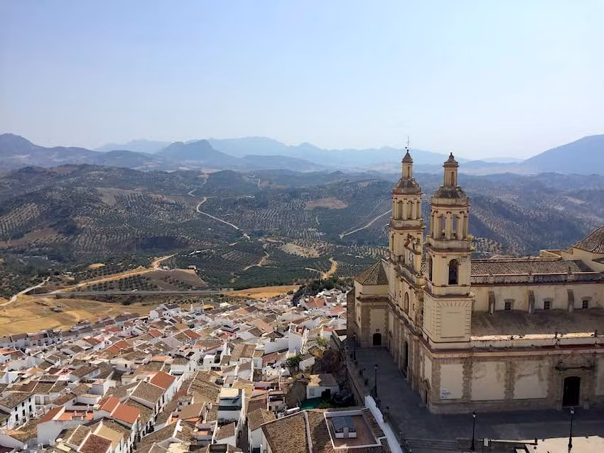 Panorámica de Olvera, uno de los pueblos de Cádiz.