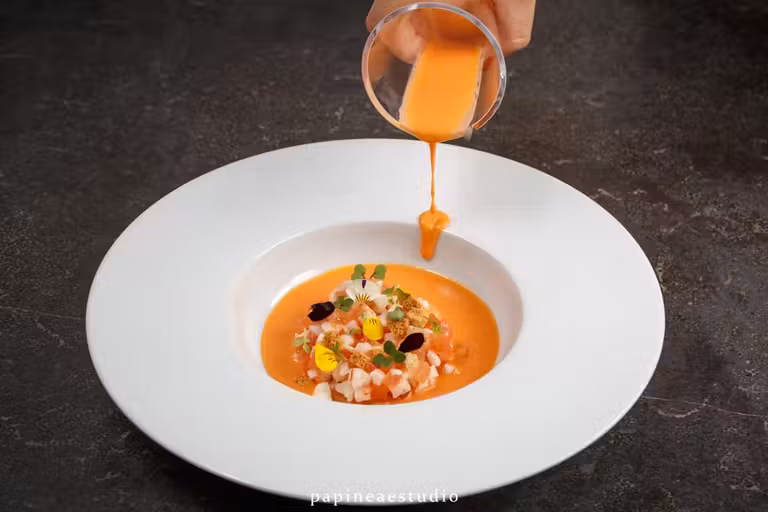 Plato del restaurante Mahasti