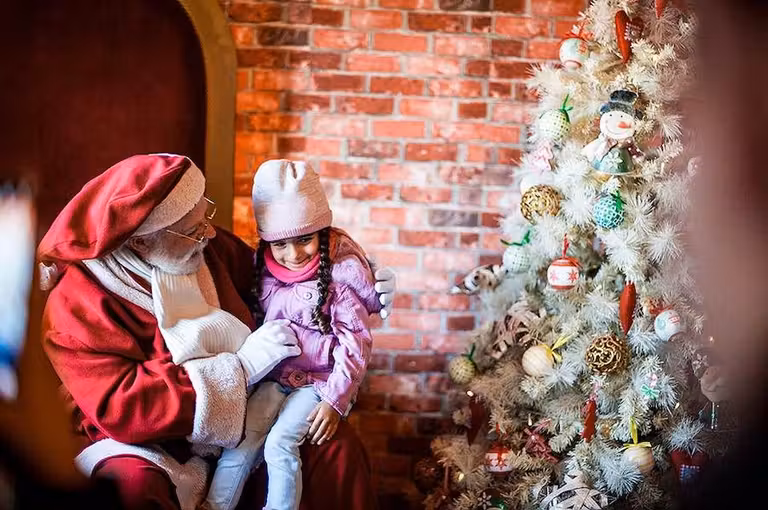 Papa Noel en la Vila Natal de Óbidos.