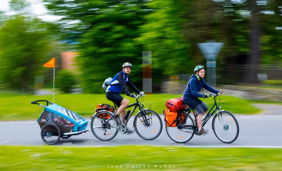 Senda Kögler para recorrer en bicicleta.