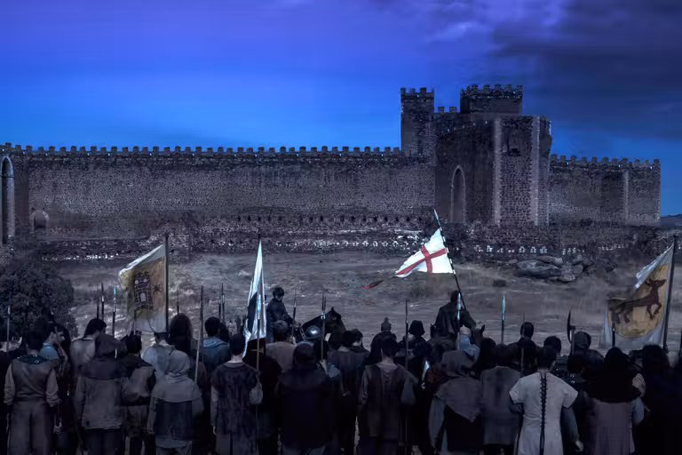 Castillo de Guadamur (Toledo), localización de La catedral del mar