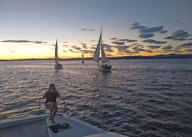 camino de santiago en barco de vela