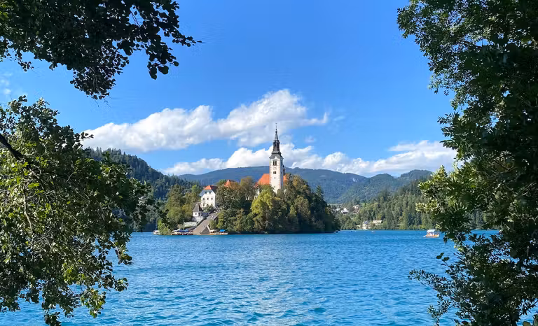 Lago Bled, en Eslovenia.