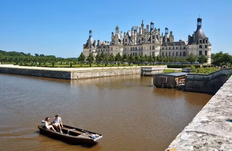 castillo de chambord en el valle del loira