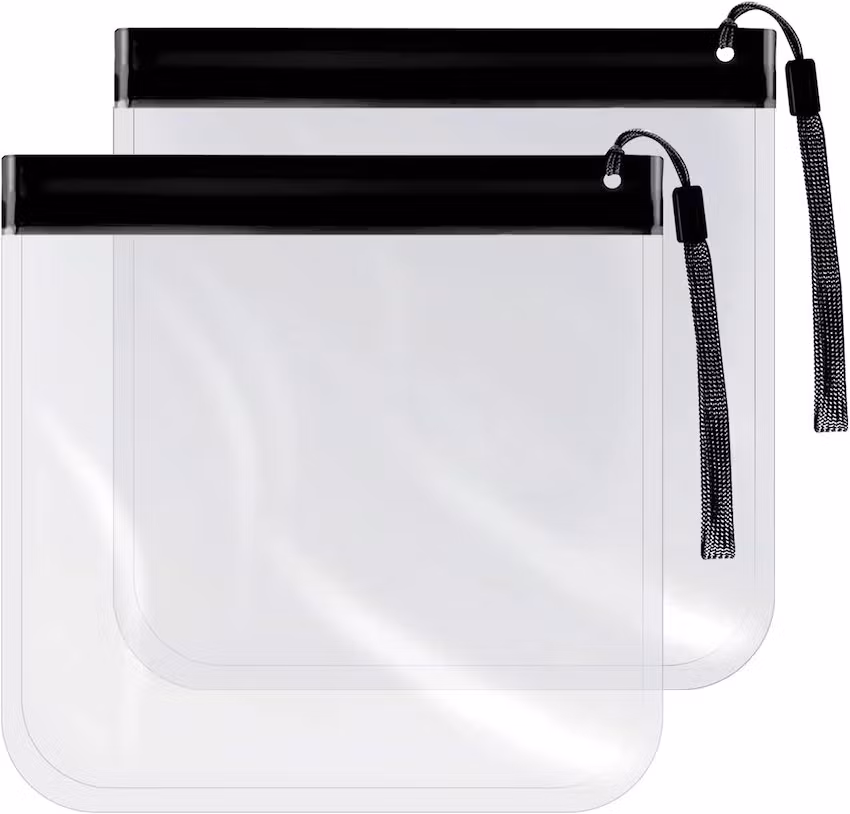 Bolsa porta todo, sirve tanto para documentos como para botes de líquidos.