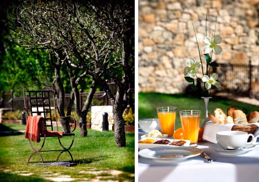 Jardín del Hotel Rural & Spa Los Ánades