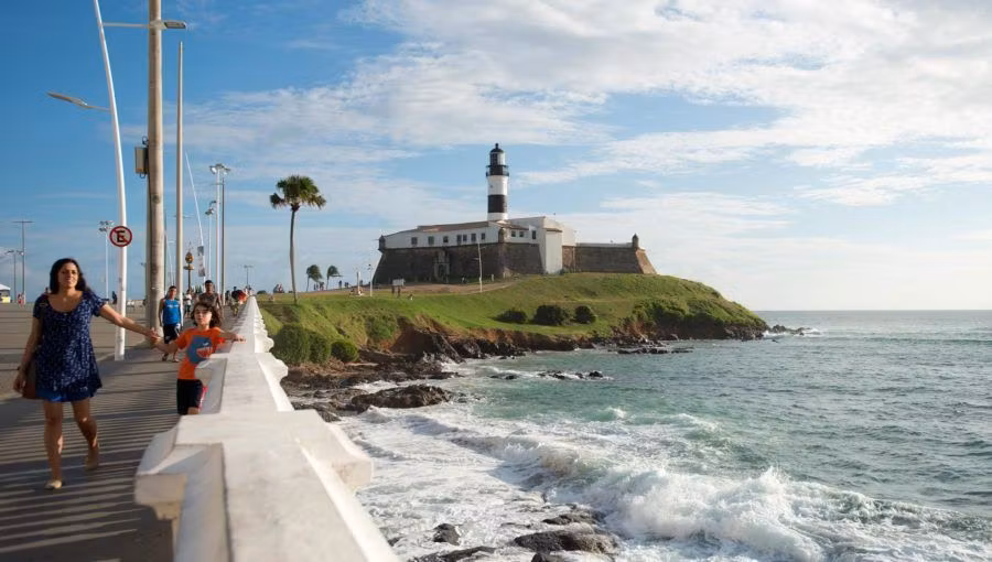 Faro de Barra, en Salvador de Bahía.