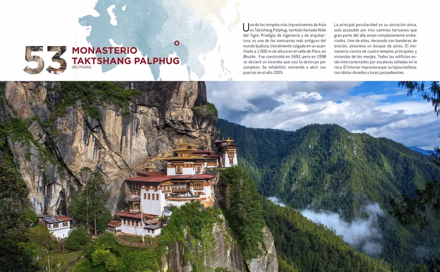 Monasterio en las montanas de 101 Destinos del mundo sorprendentes