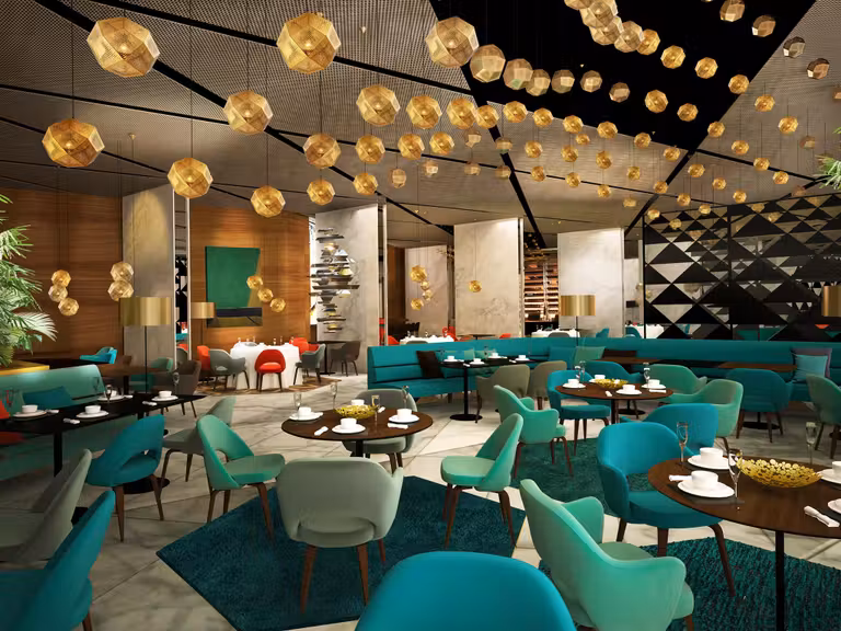 Salón del hotel barcelo anfa casablanca