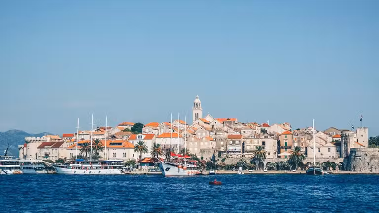 Casco histórico de Korcula.