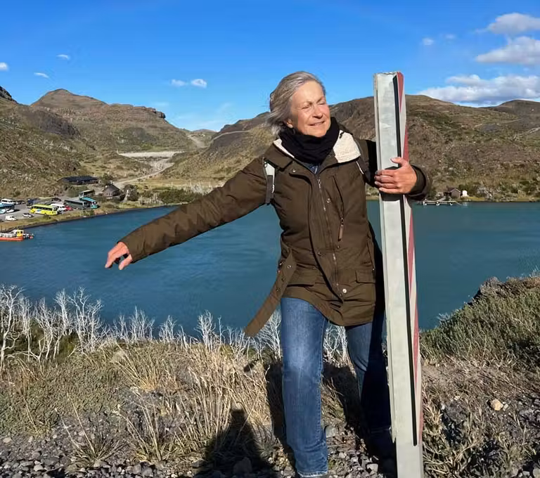 Sania en Torres del Paine