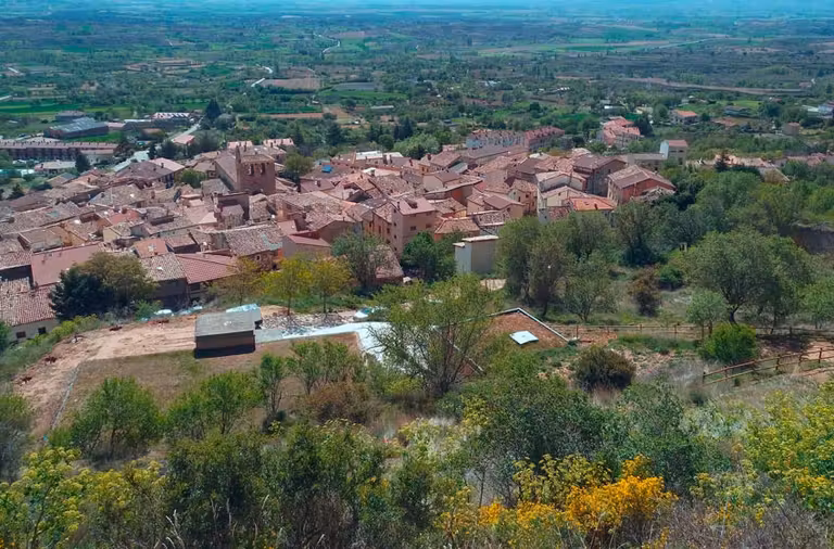 Pueblo de Poza de la Sal, en Burgos.