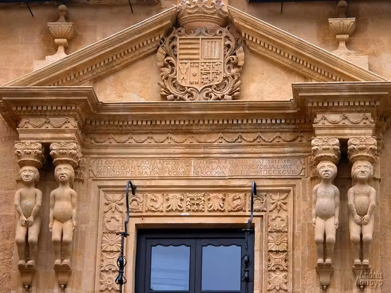 fachada del palacio de Salvatierra