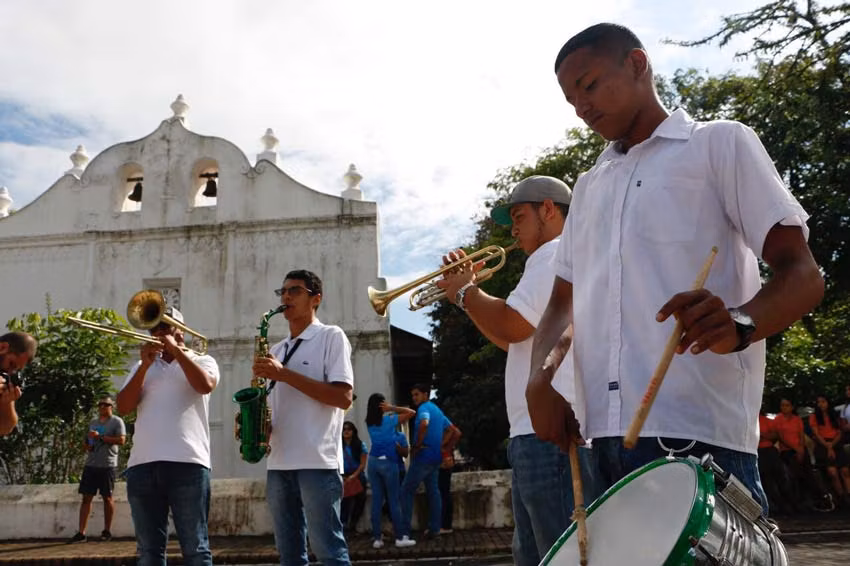 Músicos de Nicoya, en Costa Rica.