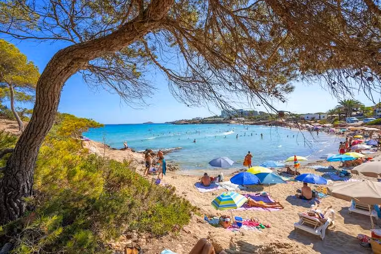 Cala Nova, en Santa Eulària des Riu.